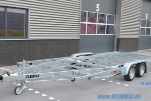 Anhänger - VLEMMIX -  TINY HOUSE TH 600 3'500kg Tieflader